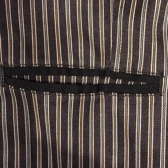 🧥ISAAC MIZRAHI black stripe lined jacket NWT - Picture 4 of 5